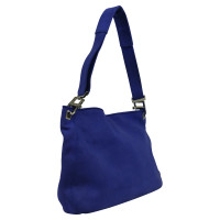 Bottega Veneta Handtasche aus Canvas in Blau