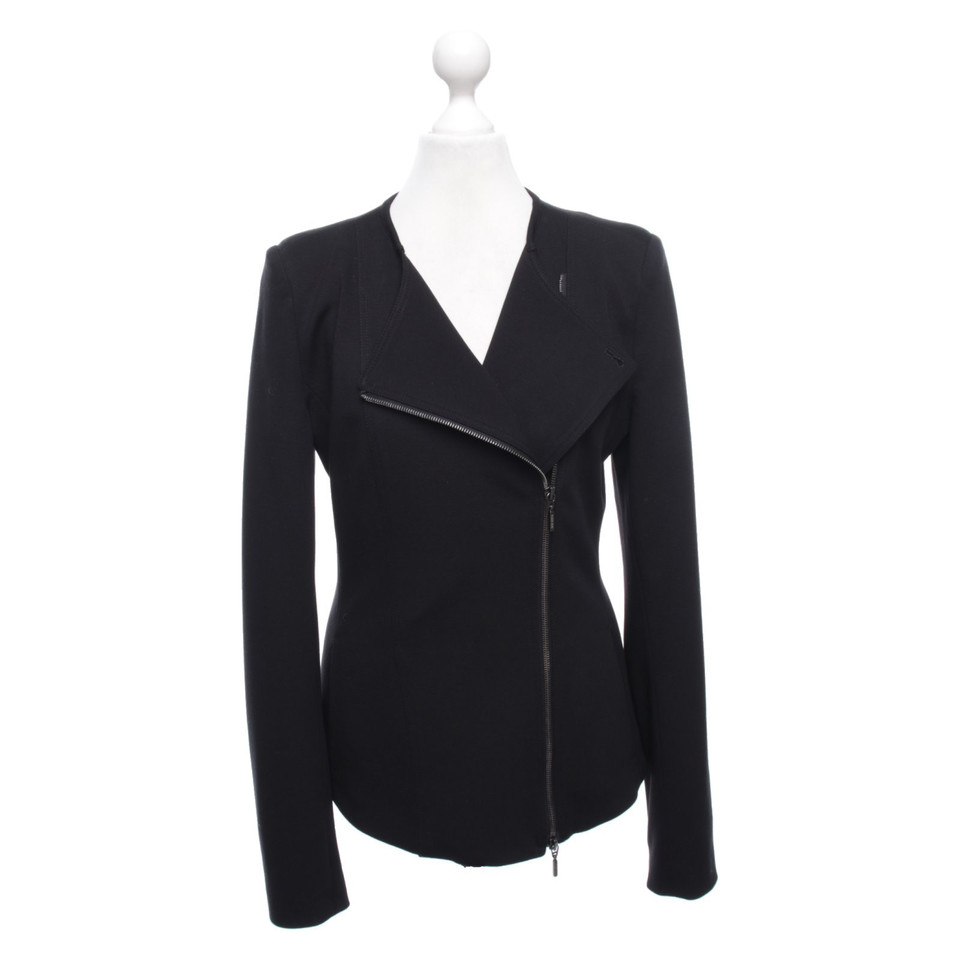 Plein Sud Jacket/Coat Jersey in Black