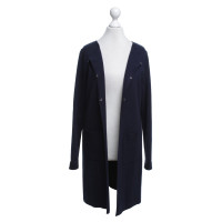 Allude Knitted coat in dark blue