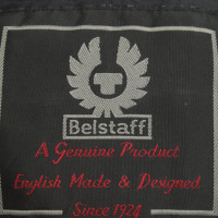 Belstaff Jacke/Mantel aus Leder in Schwarz