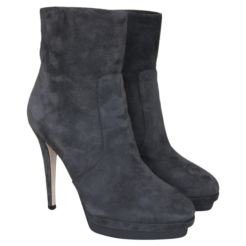 Jimmy Choo Ankle boots Suede in Grey 