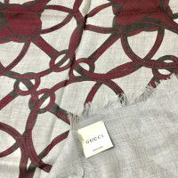 Gucci Scarf/Shawl Cotton in Bordeaux