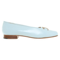 Hermès Slippers/Ballerina's Leer in Blauw