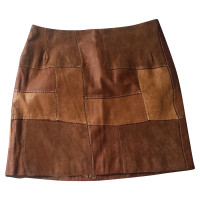 Burberry leather skirt