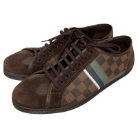 Louis Vuitton Sneakers Leer in Bruin