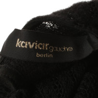 Kaviar Gauche Maxi-Kleid in Schwarz