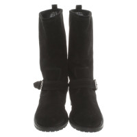 Giuseppe Zanotti Bottes en Cuir en Noir