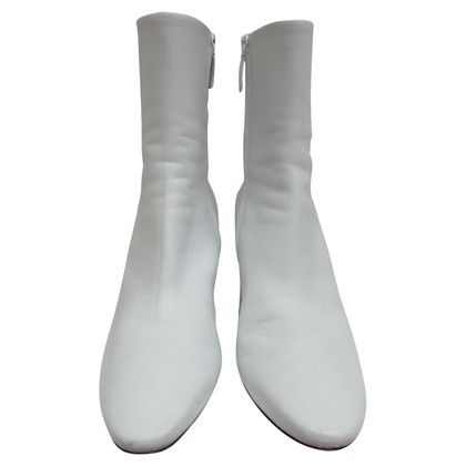 Balenciaga Stiefeletten aus Leder in Weiß