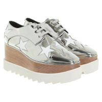 Stella McCartney Lace-up shoes in Silvery