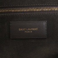 Saint Laurent Handtasche aus Leder in Grau