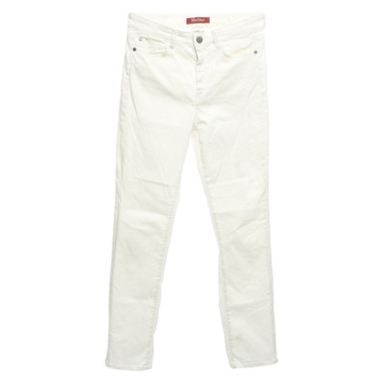 Max Mara Studio Paire de Pantalon en Blanc