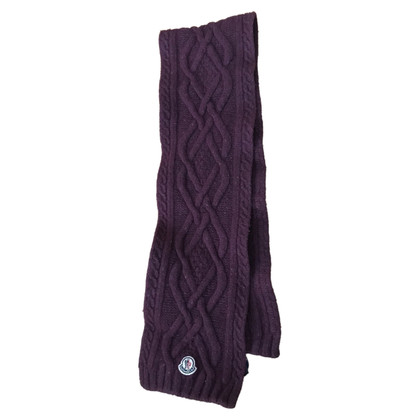Moncler Scarf/Shawl Wool in Bordeaux