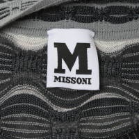 Missoni Patterned dress in grey / white