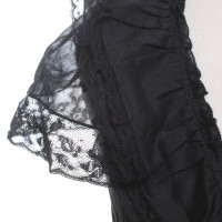 Prada Wrap blouse with lace