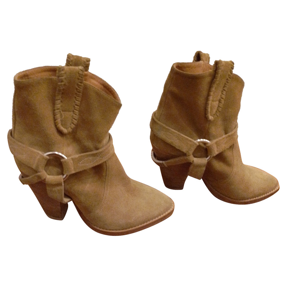 Isabel Marant Ankle boots Suede in Beige