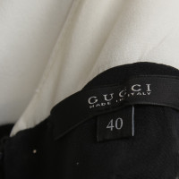 Gucci Schwarz-weißes Kleid