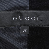 Gucci Velvet blazer in donkerblauw