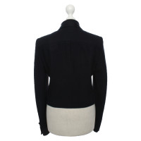 Hugo Boss Jacke/Mantel aus Baumwolle in Blau