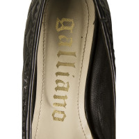John Galliano Quilted leather ballerinas
