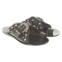 High Use Sandals Leather in Black
