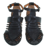 Givenchy zwart lederen sandalen