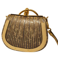 Chloé Nile Bag aus Leder in Gold