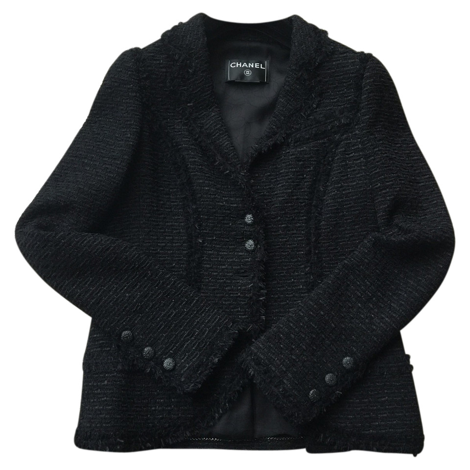 Chanel Black tweed jacket
