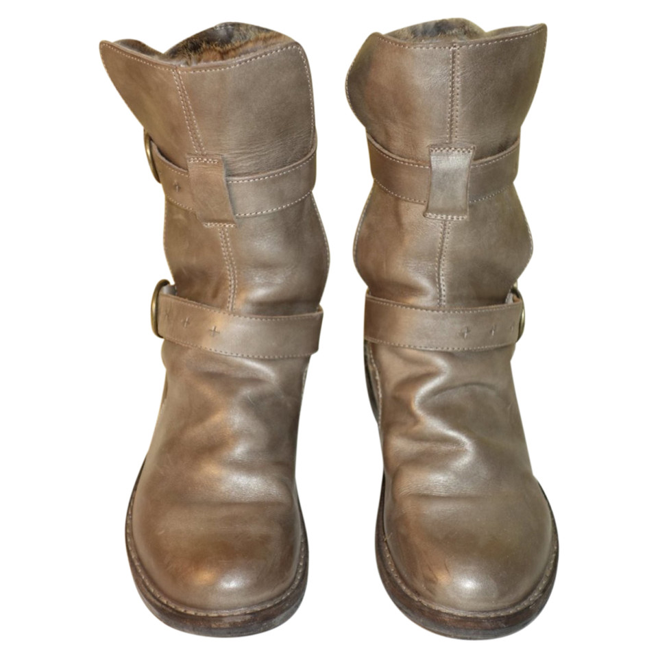 Fiorentini & Baker Laarzen Leer in Taupe