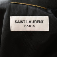Saint Laurent Veste/Manteau en Cuir en Noir