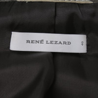 René Lezard Sportieve blazer van leer