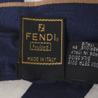 Fendi Silk scarf with striped pattern
