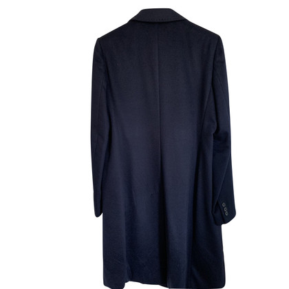 Max Mara Jacket/Coat Cashmere in Blue