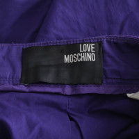 Moschino Love Gonna in Cotone in Viola