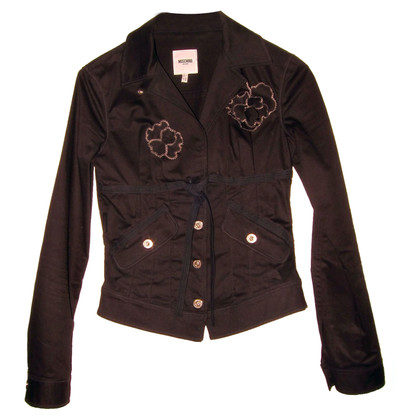 Moschino Jacket/Coat Cotton in Black