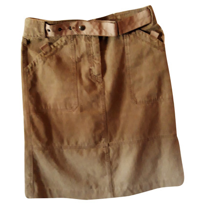 Max Mara Skirt Cotton in Ochre