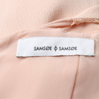 Samsøe & Samsøe Kleid aus Viskose in Rosa / Pink
