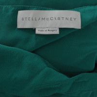 Stella McCartney zijden jurk in groen