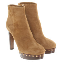 L'autre Chose Ankle boots Suede in Beige