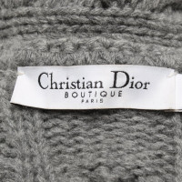 Christian Dior Breiwerk Wol in Grijs