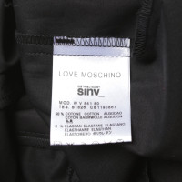 Moschino Love Schede jurk met strass broche