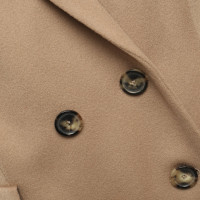 Akris Jacket/Coat Wool in Beige