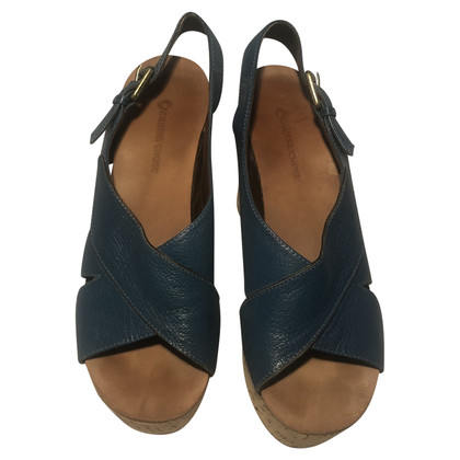 L'autre Chose Sandals Leather in Blue