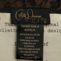 Other Designer Colette Dinnigan - lace dress in Brown