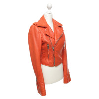 Balenciaga Veste/Manteau en Cuir en Orange