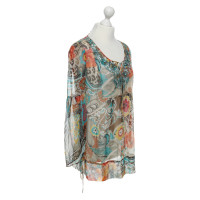 Blumarine Zijden blouse met print