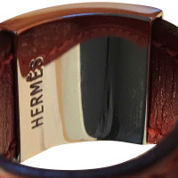Hermès Ring aus Leder in Rot