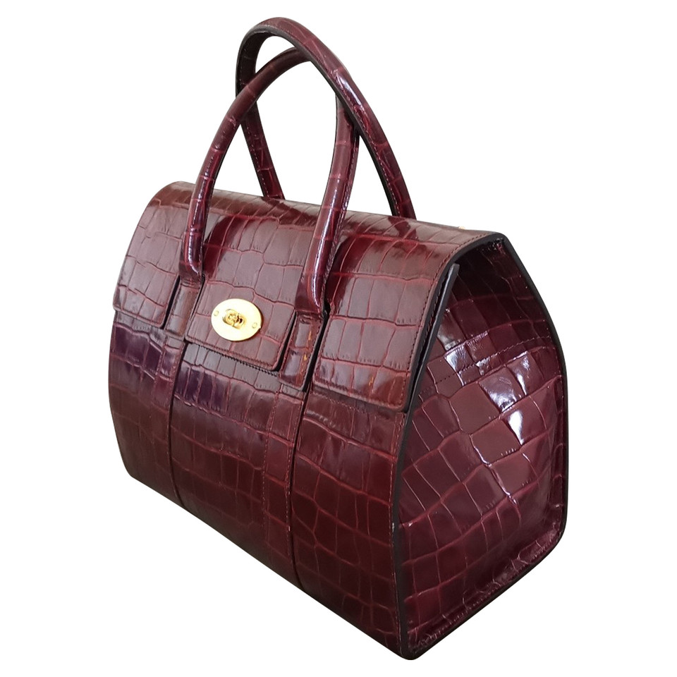 Mulberry Handtas Leer in Bordeaux