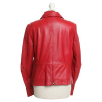 Riani Veste en cuir en rouge