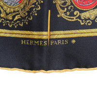Hermès Cloth with coat of arms motif