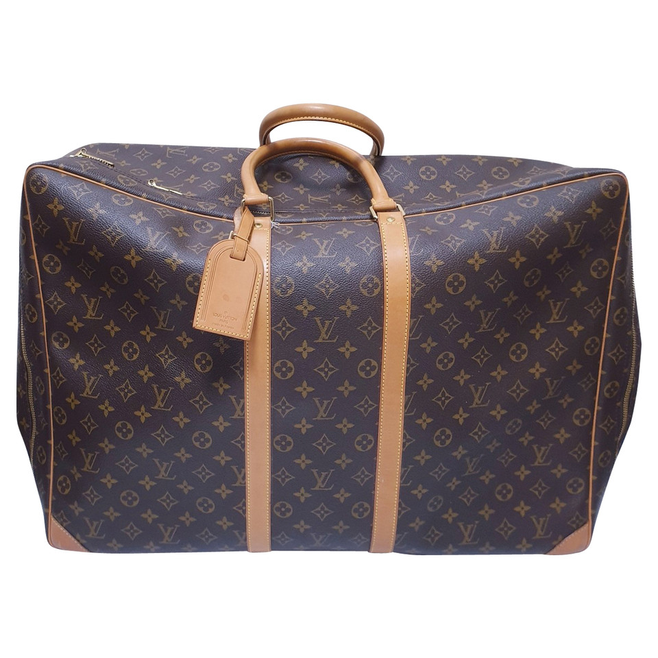 Louis Vuitton Borsa da viaggio in Tela in Marrone